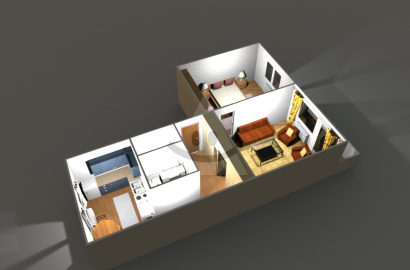 2-room apartment for sale, Center, Martin